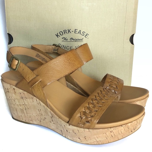 Kork-Ease Austin Braid Wedge Sandal Size 11 - Picture 1 of 8
